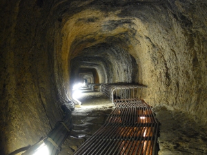 The Eupalinus tunnel in Pithagorio