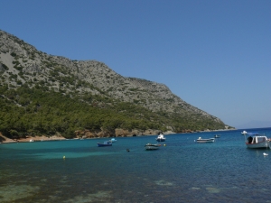 Η παραλία της Μουρτιάς στην ανατολική Σάμο. Η παραλία της Μουρτιάς στην ανατολική Σάμο