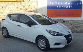 cheap car rental on Samos Nissan Micra 1.1L