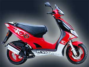 reliable scooter rental on Samos KYMCO Super9 50cc